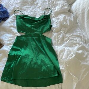 SHEIN Emerald Green Mini dress